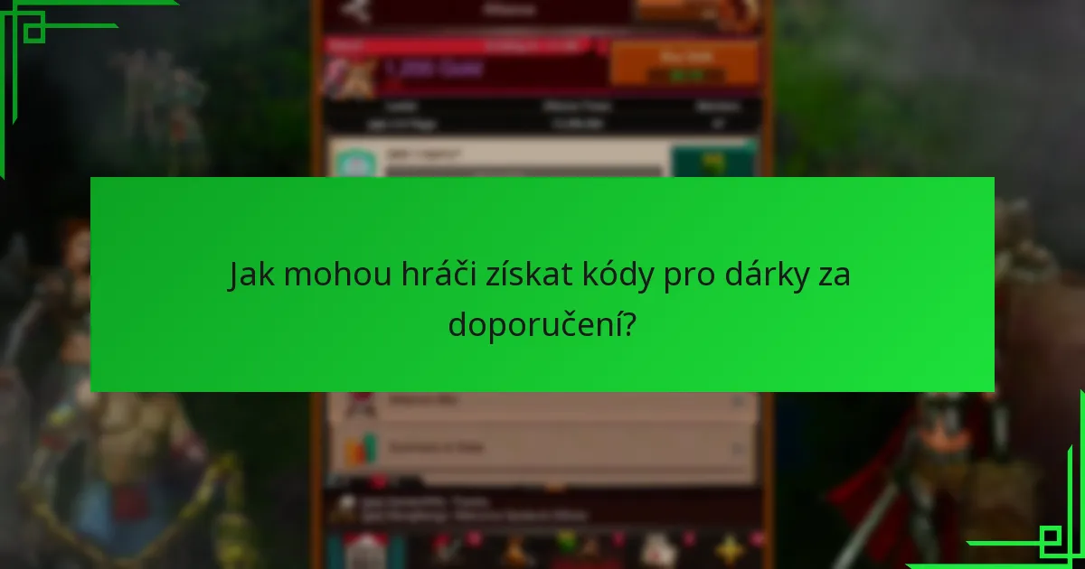 Jak uplatnit kódy pro dárky za doporučení ve hře Game of War: Fire Age?