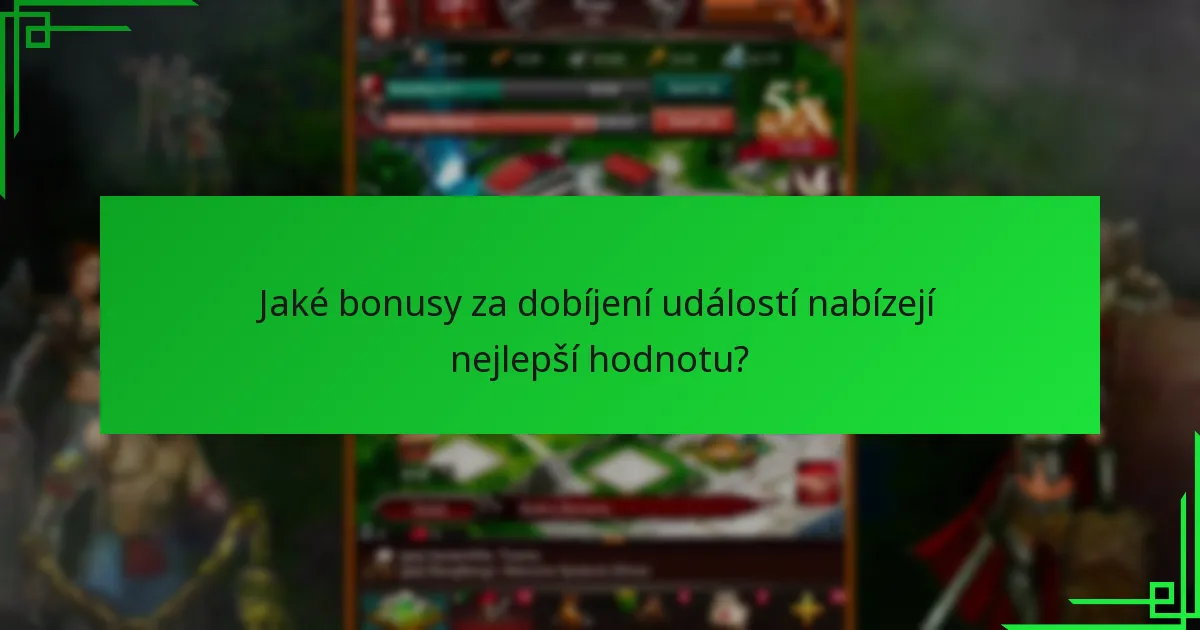 Jaké jsou vylepšené odměny dostupné během speciálních událostí?
