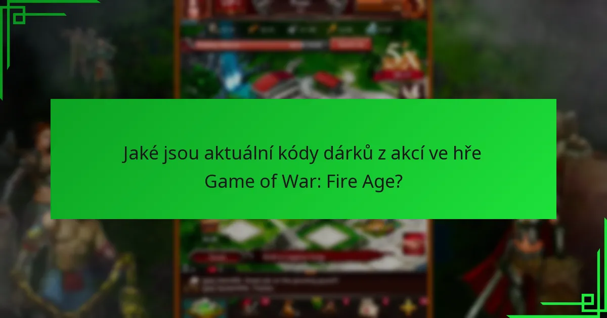 Jaké odměny mohu očekávat z dárkových kódů z akcí?